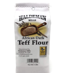 Haldeman Mills Whole Grain African Teff Flour, Perfect for Baking and Cooking, 2 Lb. Package