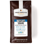 Fresh Roasted Coffee, Fair Trade Organic Ethiopian Sidamo Swiss Water Decaf, 2 lb (32 oz), Kosher, Medium Roast Whole Bean